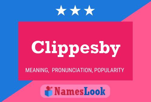 Clippesby Namensposter