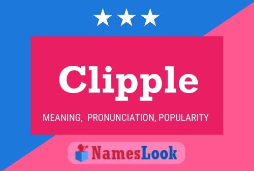 Clipple Namensposter