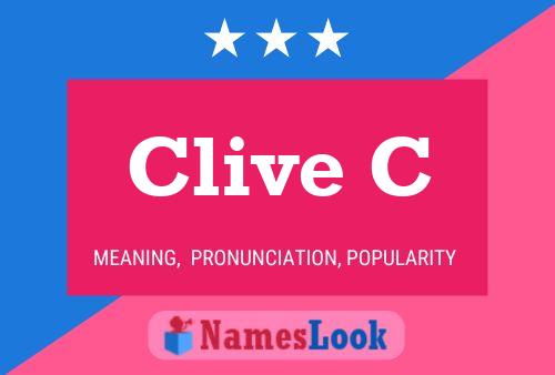 Clive C Namensposter