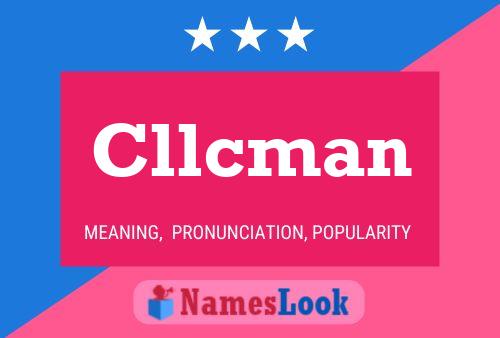 Cllcman Namensposter