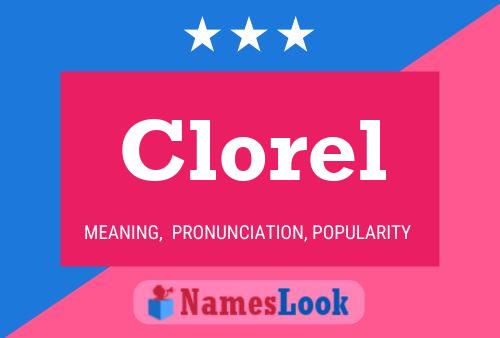 Clorel Namensposter