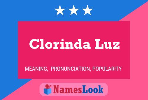 Clorinda Luz Namensposter