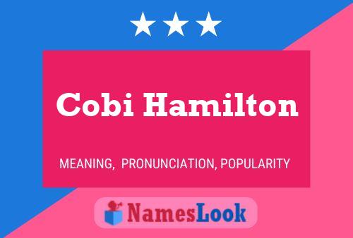 Cobi Hamilton Namensposter