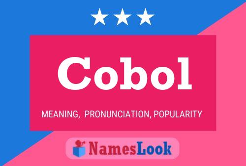 Cobol Namensposter