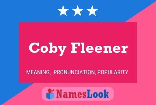 Coby Fleener Namensposter