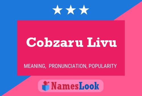 Cobzaru Livu Namensposter