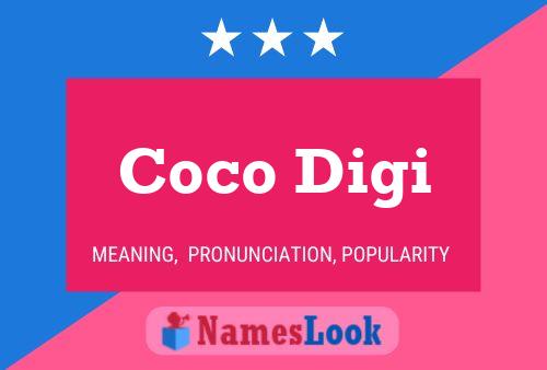 Coco Digi Namensposter