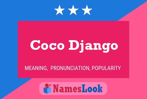 Coco Django Namensposter