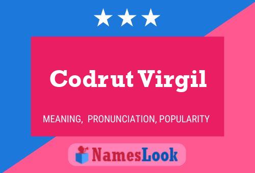 Codrut Virgil Namensposter