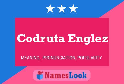 Codruta Englez Namensposter