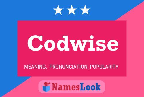 Codwise Namensposter