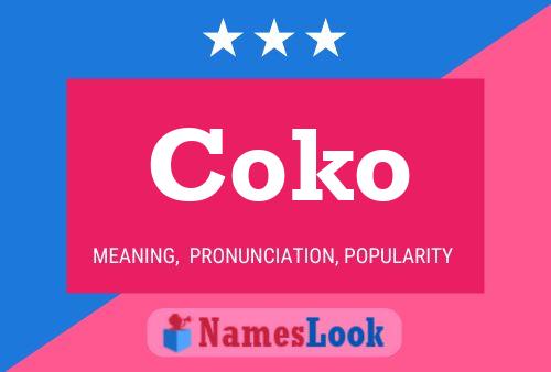 Coko Namensposter