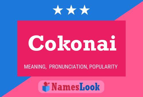 Cokonai Namensposter