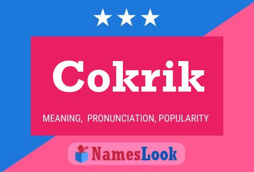 Cokrik Namensposter