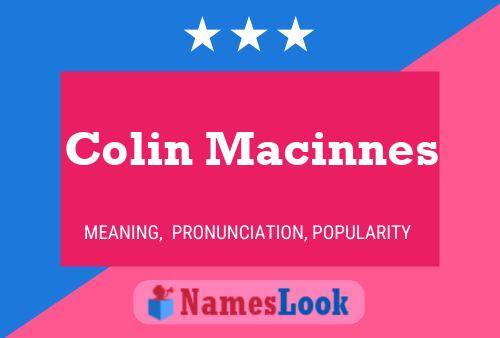 Colin Macinnes Namensposter