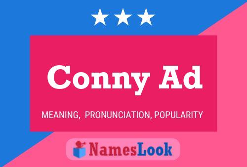 Conny Ad Namensposter