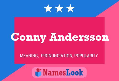 Conny Andersson Namensposter