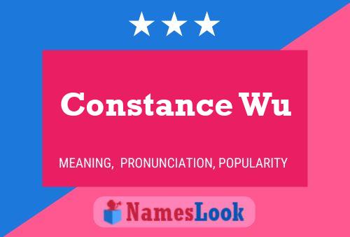 Constance Wu Namensposter