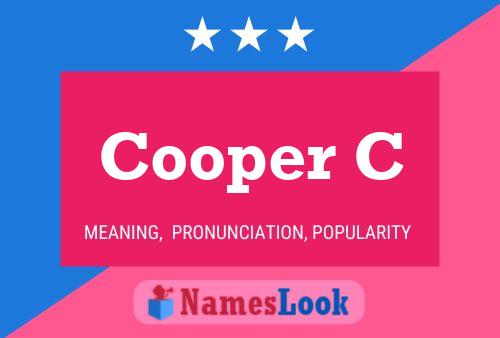 Cooper C Namensposter