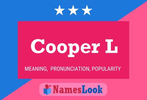 Cooper L Namensposter