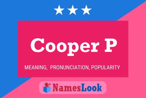 Cooper P Namensposter