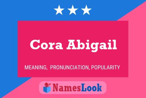 Cora Abigail Namensposter