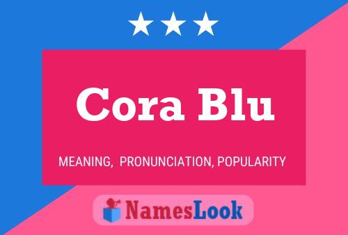 Cora Blu Namensposter