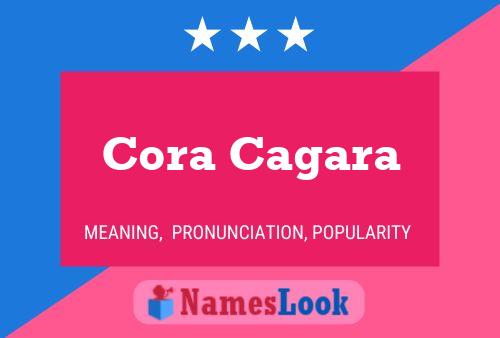 Cora Cagara Namensposter