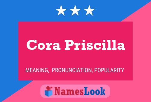 Cora Priscilla Namensposter