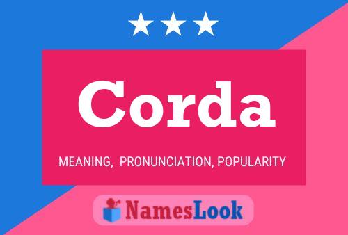 Corda Namensposter