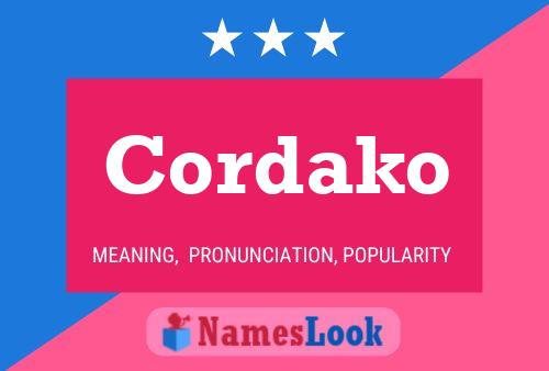 Cordako Namensposter