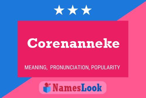 Corenanneke Namensposter