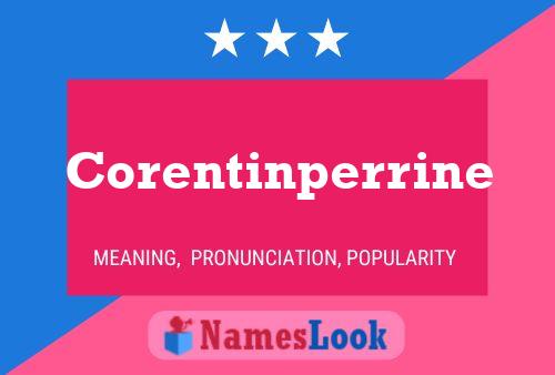 Corentinperrine Namensposter