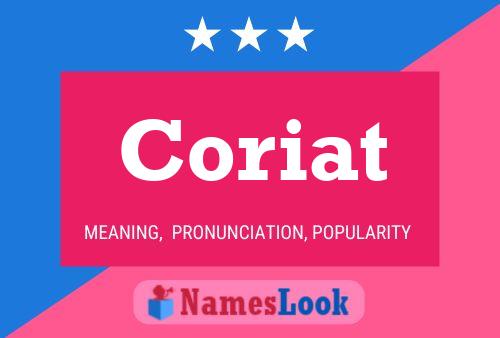 Coriat Namensposter