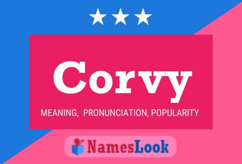 Corvy Namensposter