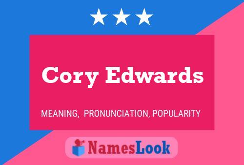 Cory Edwards Namensposter