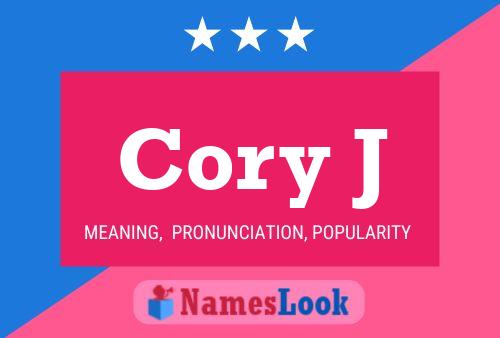 Cory J Namensposter