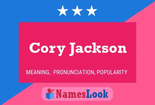 Cory Jackson Namensposter