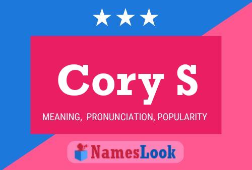 Cory S Namensposter