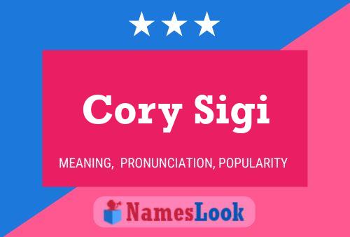 Cory Sigi Namensposter