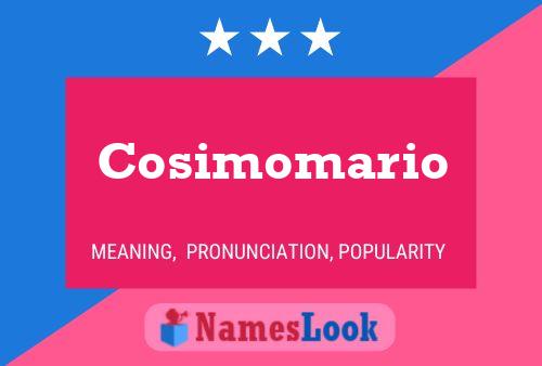 Cosimomario Namensposter