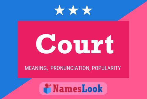 Court Namensposter