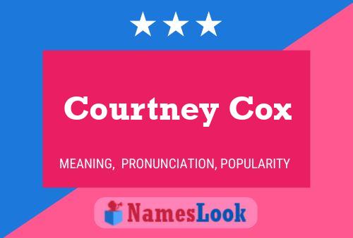 Courtney Cox Namensposter