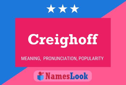 Creighoff Namensposter