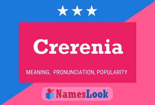 Crerenia Namensposter