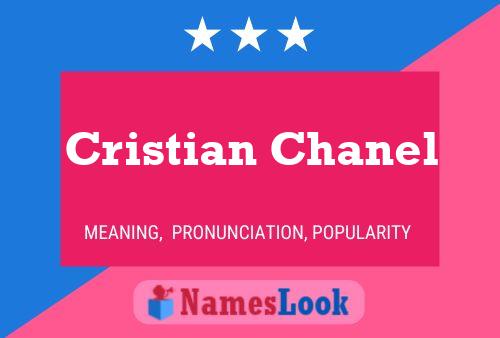 Cristian Chanel Namensposter