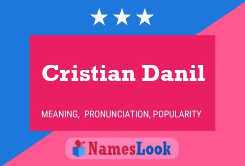 Cristian Danil Namensposter