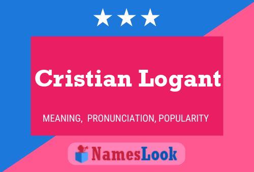 Cristian Logant Namensposter