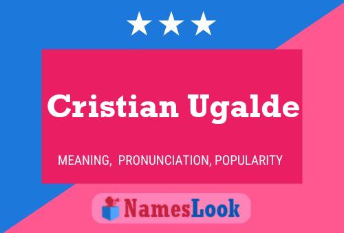 Cristian Ugalde Namensposter