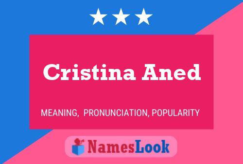 Cristina Aned Namensposter